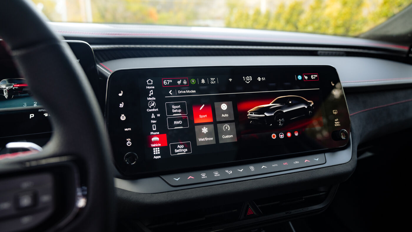 Dodge Charger touchscreen